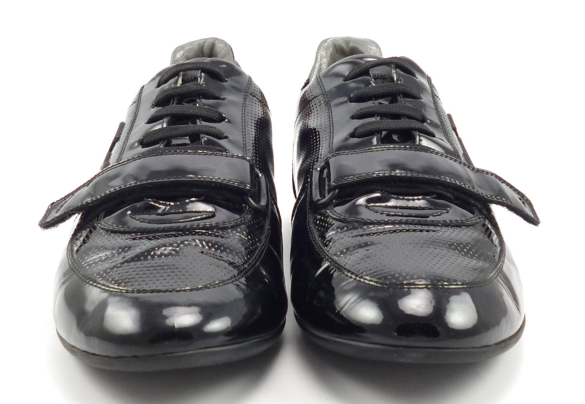 Louis Vuitton Mens Shoes 7, 8 US Patent Sneakers Black – Distinctive Deals - Designer Bags ...