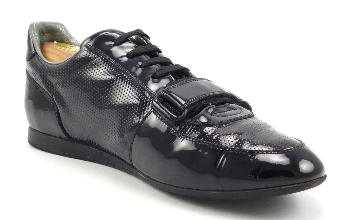 Louis Vuitton Mens Shoes 7, 8 US Patent Sneakers Black – Distinctive Deals - Designer Bags ...