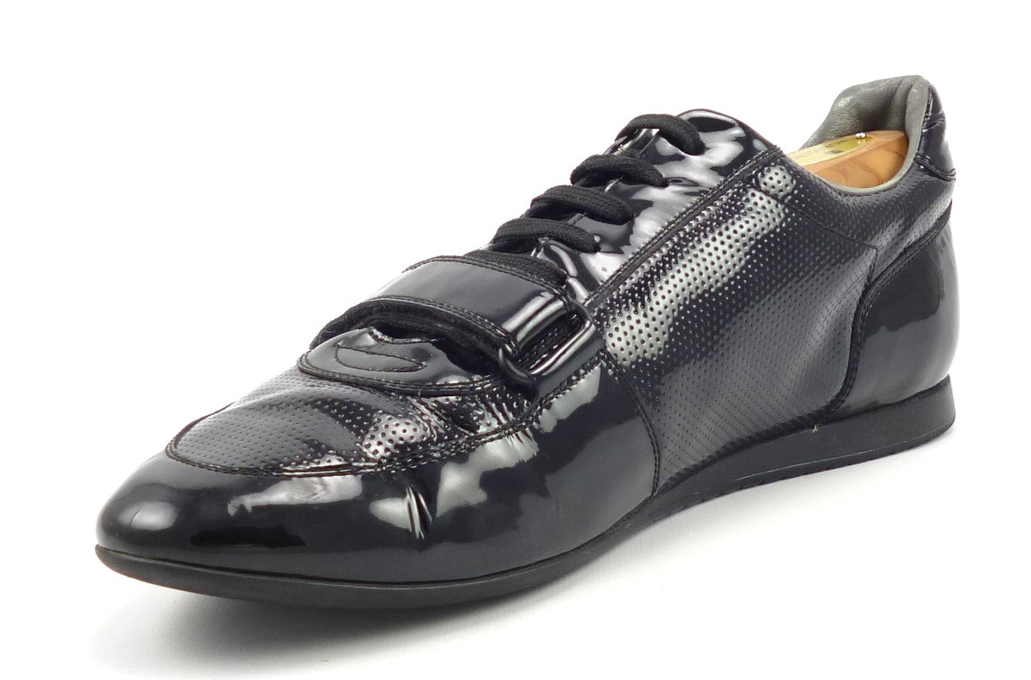 Louis Vuitton Mens Shoes 7, 8 US Patent Sneakers Black – Distinctive Deals - Designer Bags ...