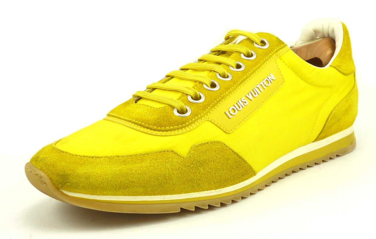 leather yellow shoes