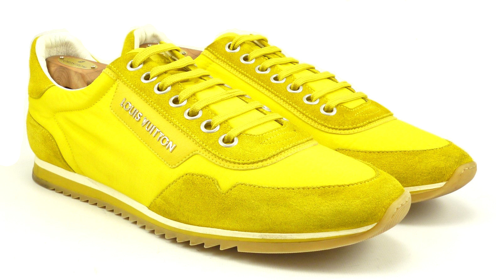 Louis Vuitton Mens 9.5, 10.5 US Nylon & Suede Sneakers – Distinctive Deals - Designer Bags ...