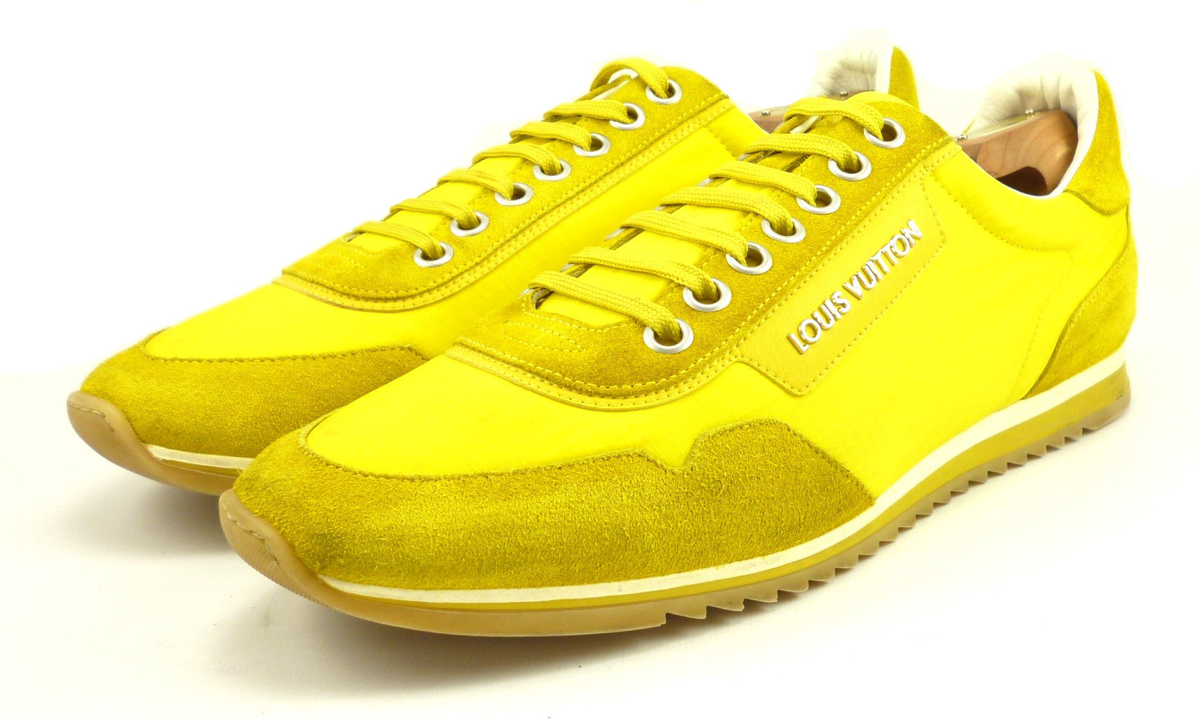 louis vuitton yellow sneakers