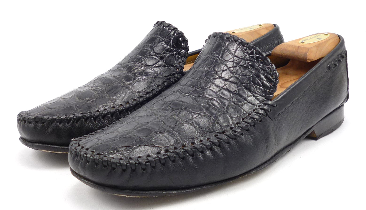 black crocodile shoes