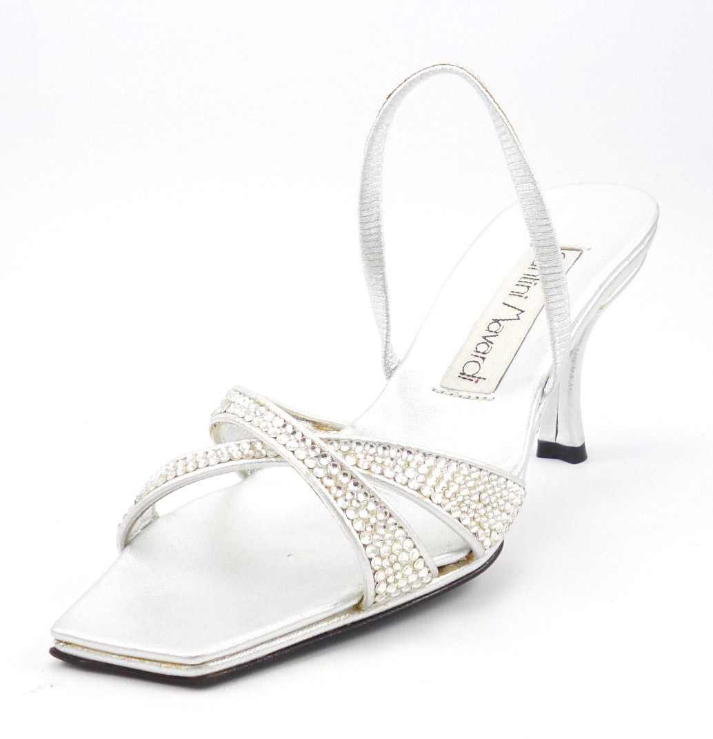 silver sandals size 5