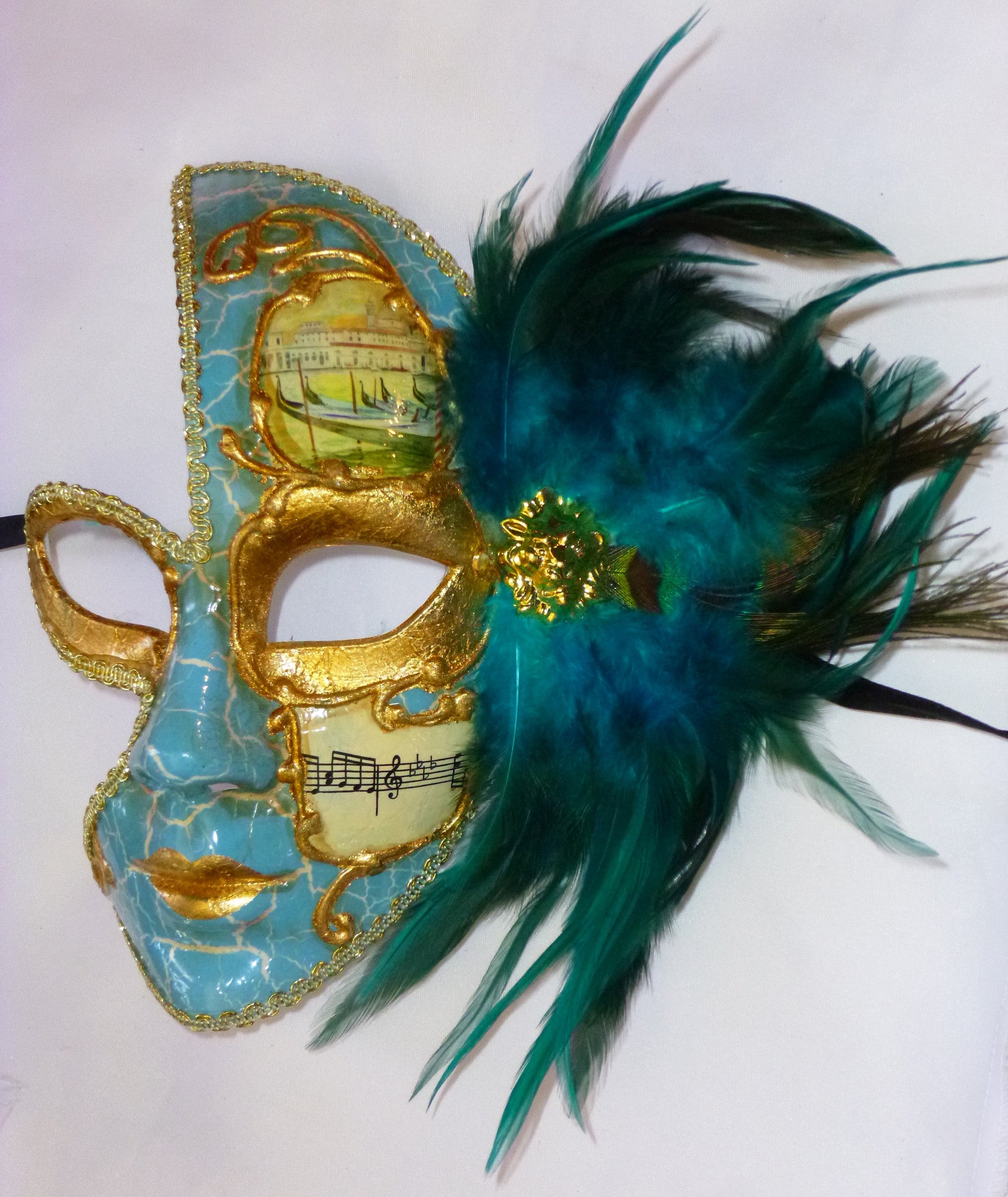 Mardi Gras New Orleans Louisiana Masks Travel Souvenir Keychain