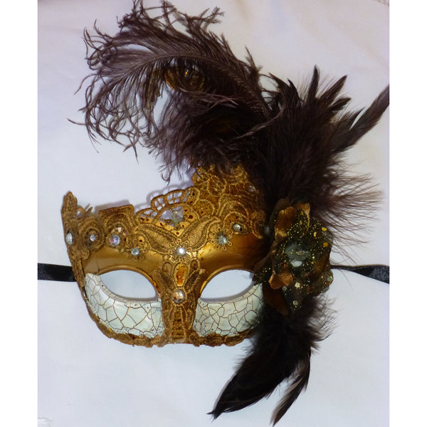 Antiqued Mardi Gras Mask – Streets of Orleans