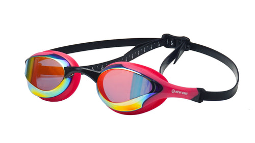 New Wave Swim Goggles (Pink Bubble Dreams - Revo Lens in Pink Frames)