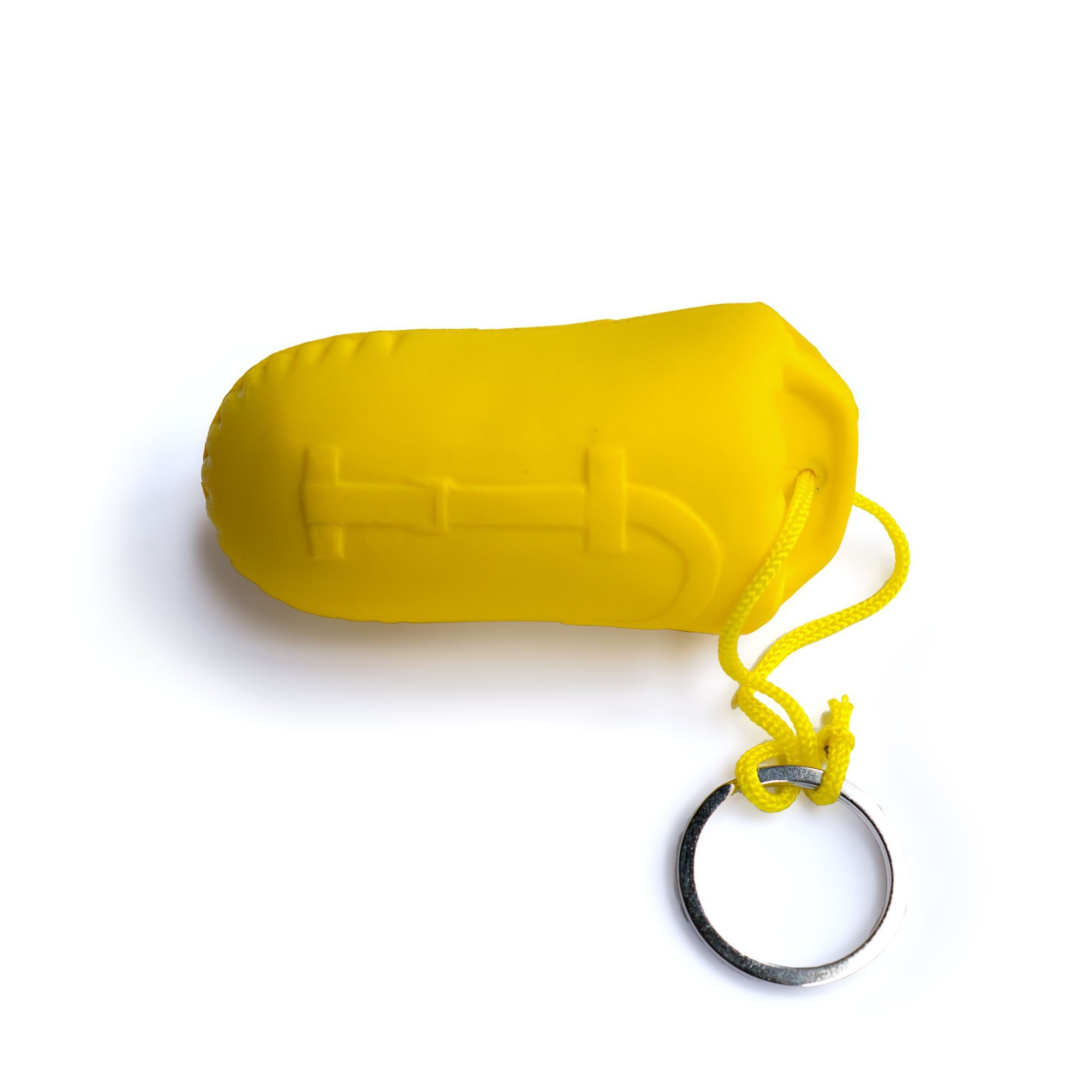 Driftfish Floating Neoprene Boat Keychain Key Float | Jumbo Size | Float 5 to 6 Keys | Waterproof Key Chain, Green & Orange