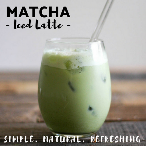 Matcha Green Tea Powder Iced Latte - Silver Tips Tea Online Tea Shop