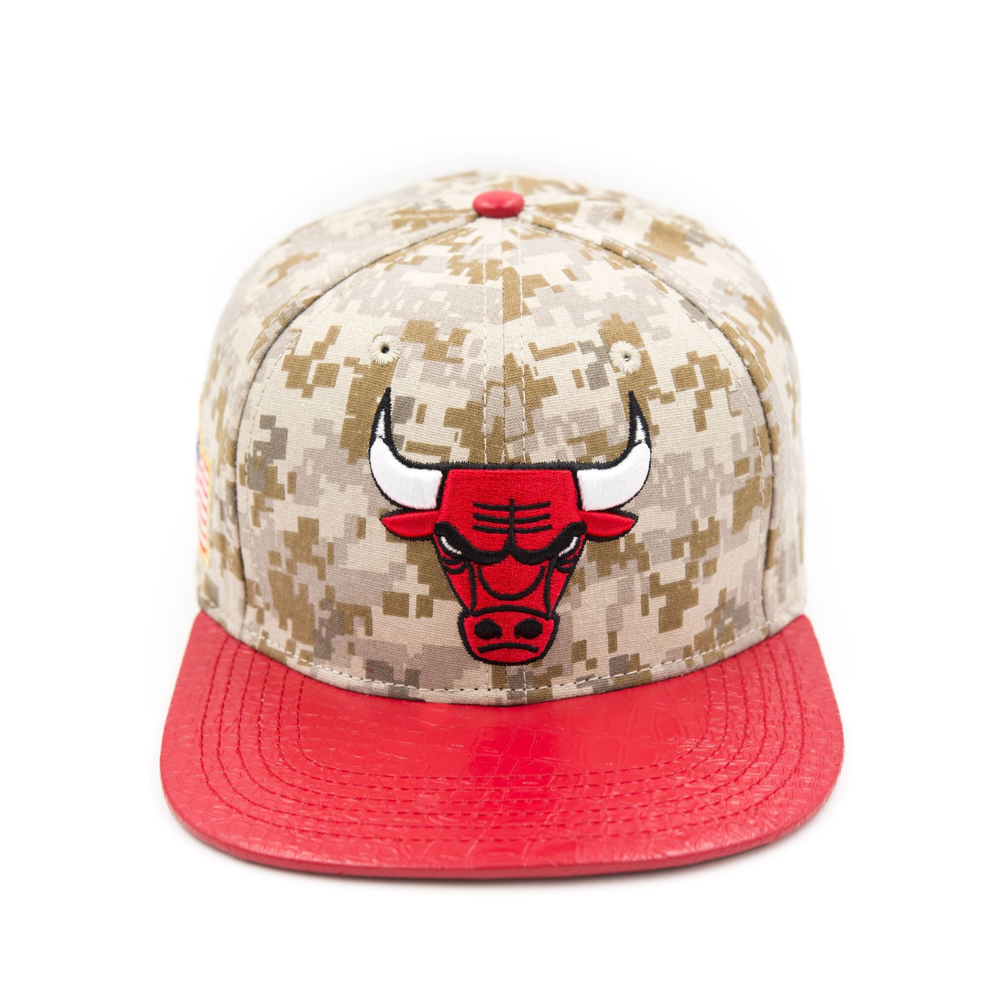 Chicago Bulls Logo W 2 Gold Pins Digi Camo