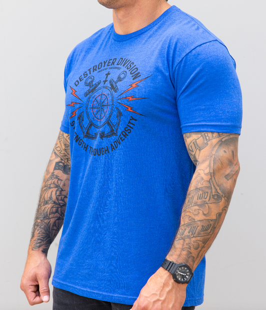 Burnout T-Shirt in STEELY BLUE S23-R