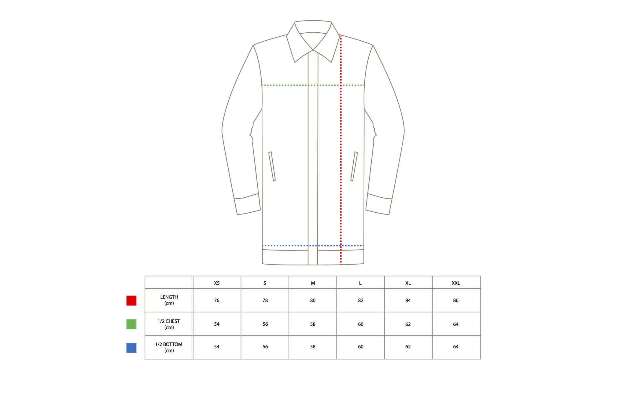 Trench Coat Size Chart | estudioespositoymiguel.com.ar