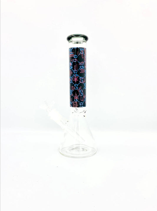 LUXE® GLASSY™ HANDMADE LV MONOGRAM LUXURY WATER PIPE – LP CONCEPTS