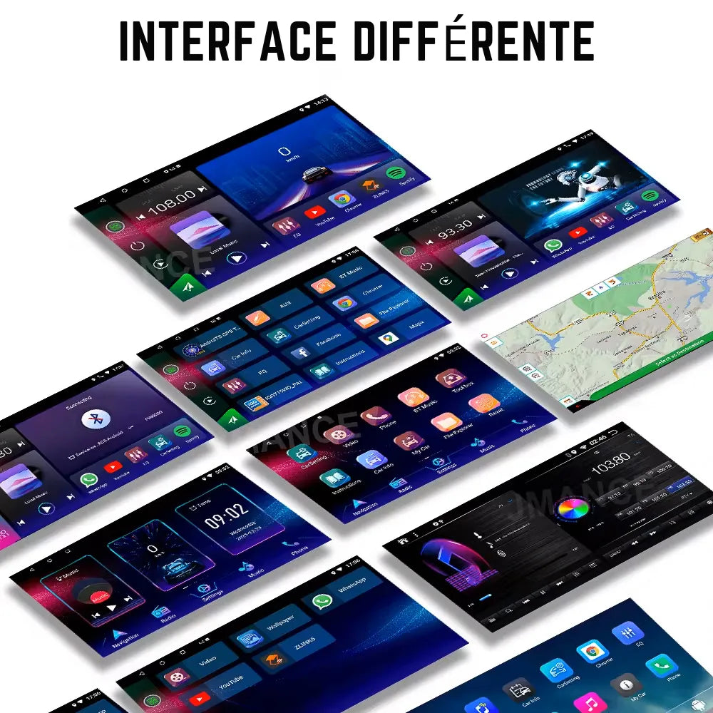 Android Auto Volvo XC90 2003-2014 en action