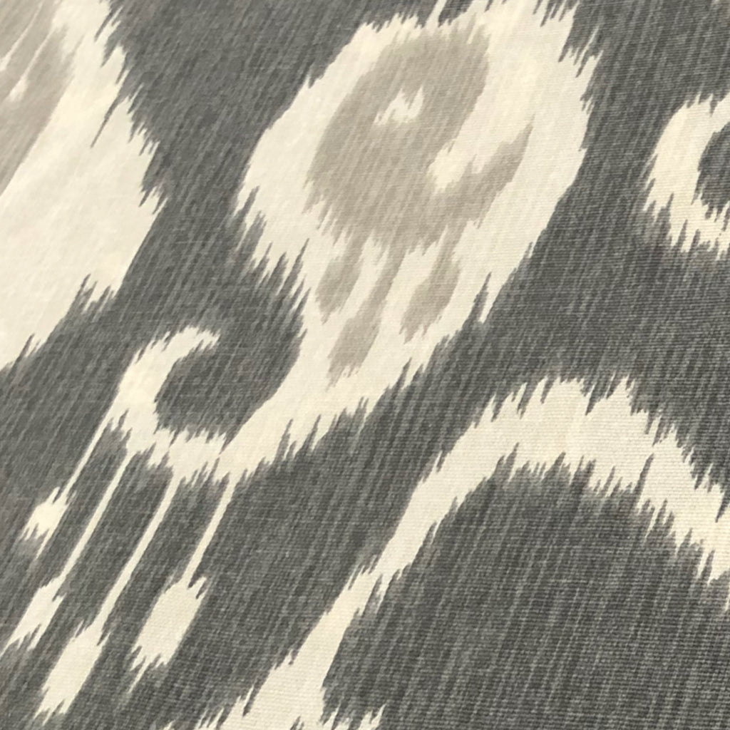 Batam Gray Beige Cream Ikat Cotton Print Pillow Cover – Aloriam