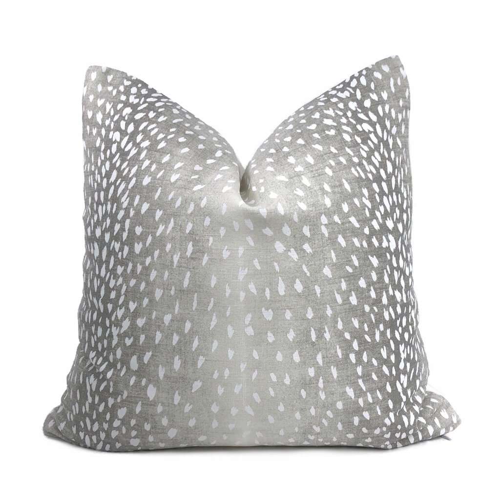 gray pillow covers