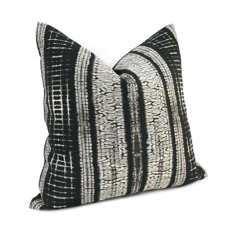 black and white pillow