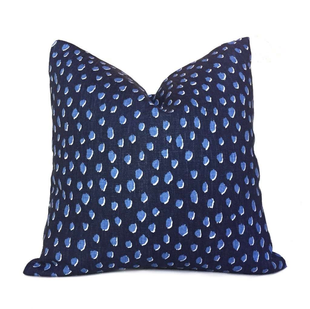 Kravet Kate Spade Fauna Navy Blue Animal Spots Small Dots Pillow Cover –  Aloriam