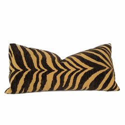 Robert Allen Rajita Pouncing Tiger Print Pillow Cover