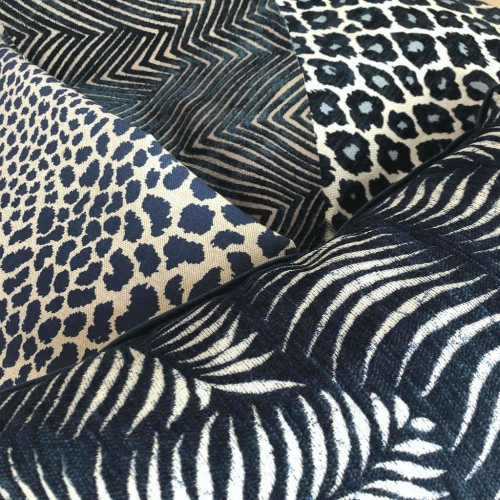 Pardo Navy Blue Leopard Spot Pillow Cover – Aloriam