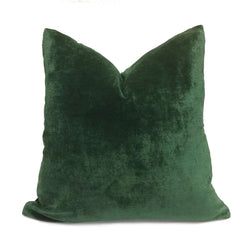 Robert Allen Lustre Velvet Billiard Green Pillow