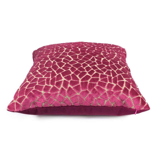 Fuchsia Berry Velvet Decorative Throw Pillow Cover