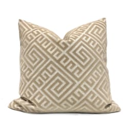 Egyptian Pharoah Cream Beige Pillow Cover