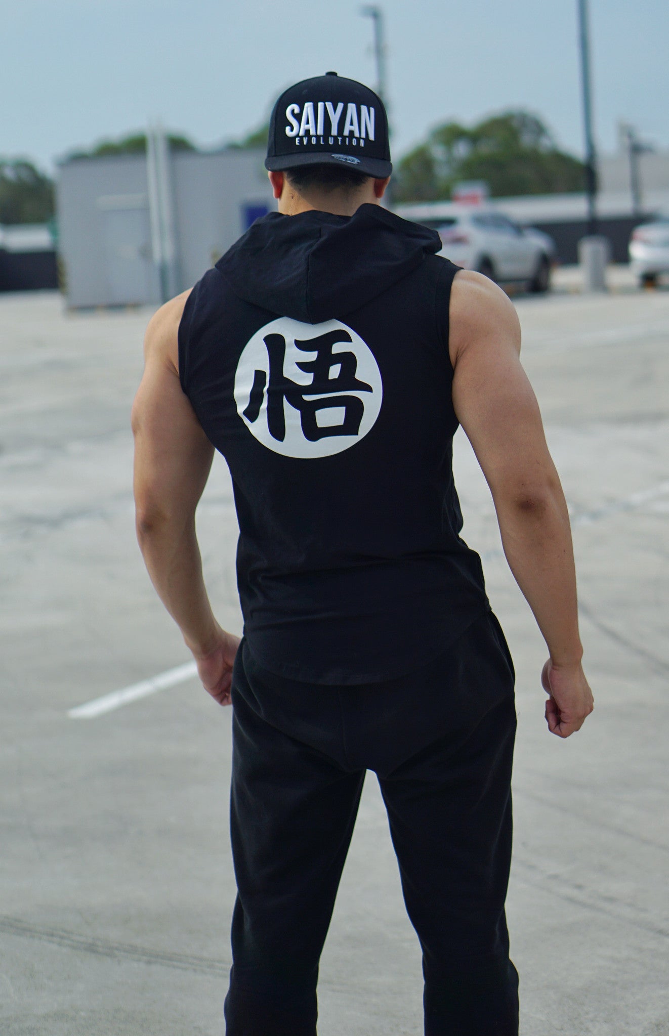 goku sleeveless hoodie