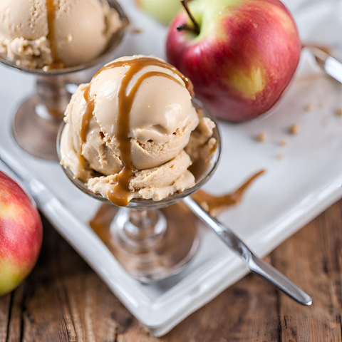 caramel apple ice cream