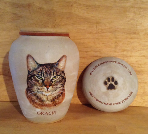 custom cat urn