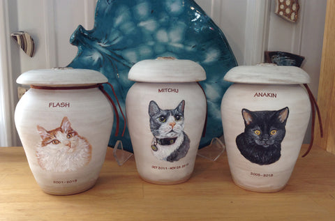 Memorials for pet cremains