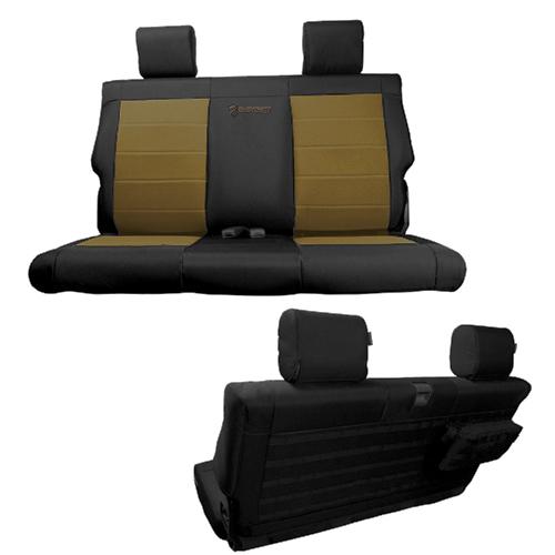 Rear Bench Tactical Seat Cover for Jeep Wrangler JK 2007-10 2 Door Bartact  w/ MOLLE | Bartact