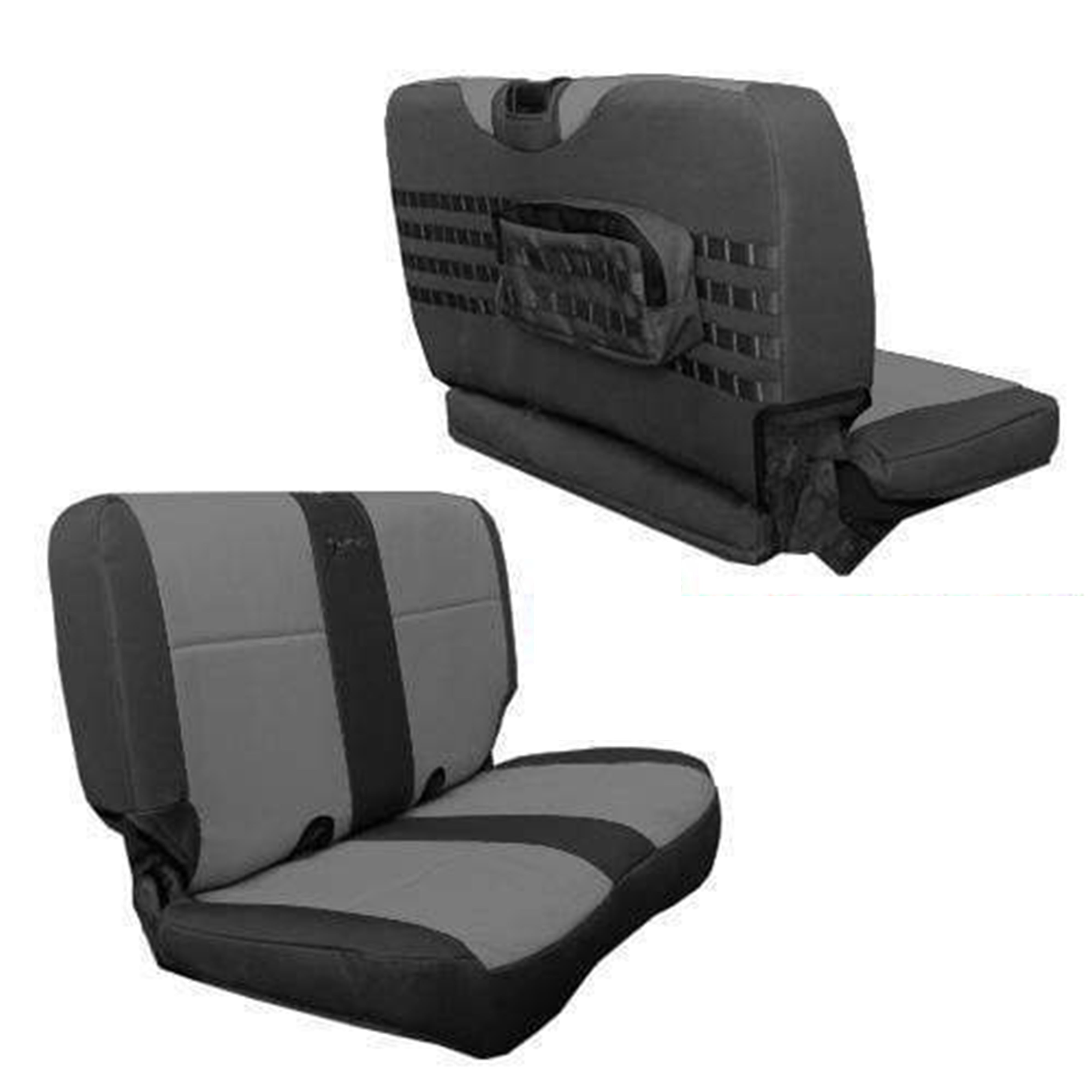 Rear Bench Tactical Seat Cover for Jeep Wrangler TJ & LJ 2003-06 Bartact w/  MOLLE | Bartact