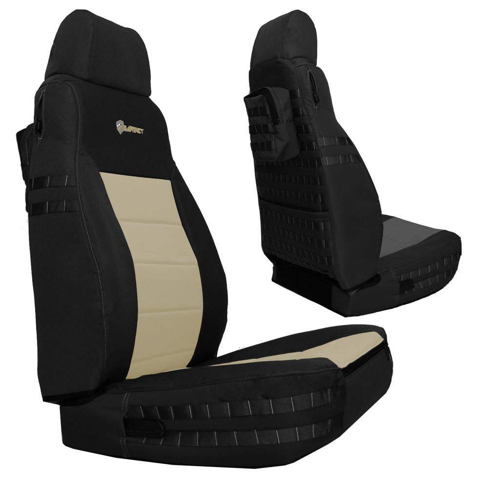 Front Tactical Seat Covers for Jeep Wrangler TJ / LJ 2003-06 BARTACT (PAIR)  w/ MOLLE | Bartact | Bartact