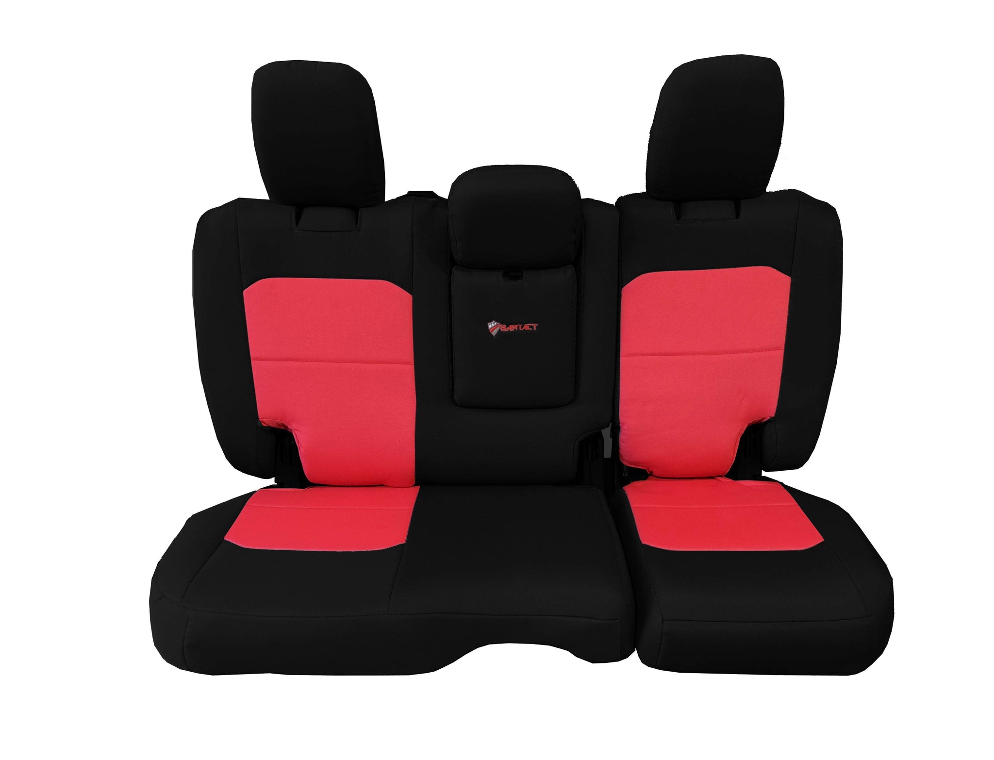 Rear Bench Tactical Seat Covers for Jeep Wrangler 4XE JLU 2021+ 4 Door |  BARTACT | WITH Fold Down Armrest ONLY! (4XE Edition ONLY!) w/ MOLLE |  Bartact