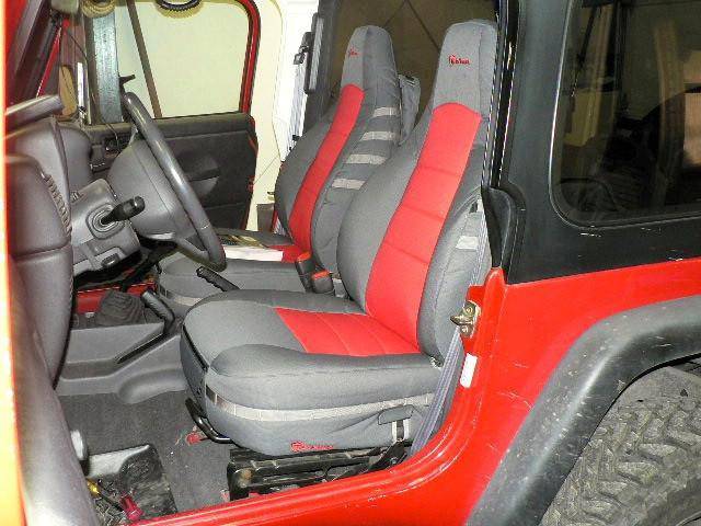 Front Tactical Seat Covers for Jeep Wrangler TJ 1997-02 (PAIR) w/ MOLLE  Bartact | Bartact