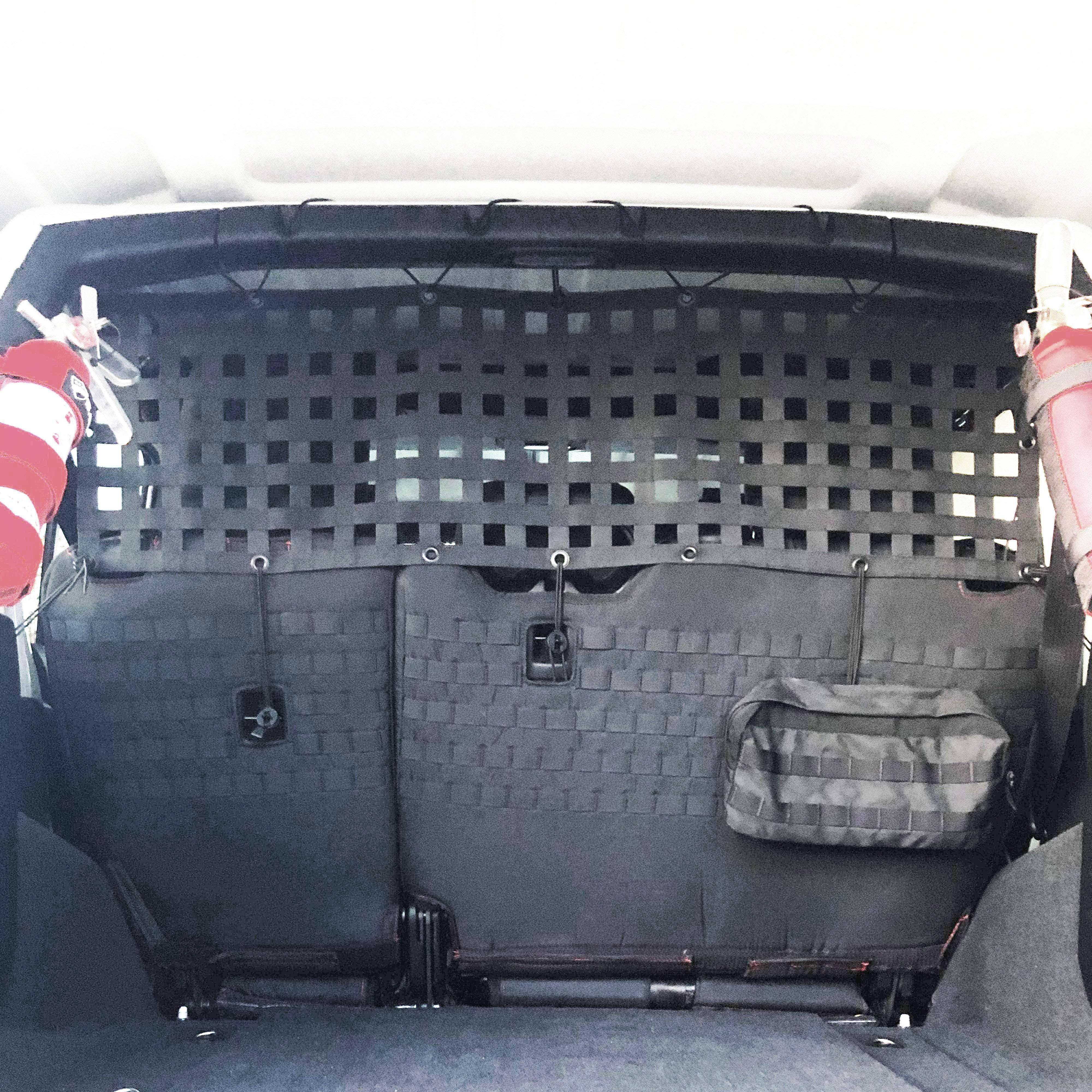 MOLLE Net, Tactical Net MOLLE Compatible - Jeep Wrangler JLU Rear Bench  Upper (PAT PENDING) | Bartact