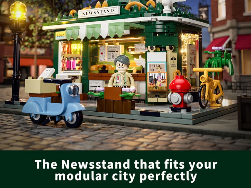 Newstand for modular city
