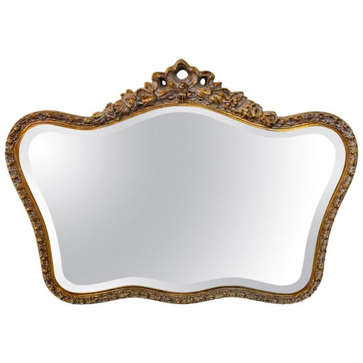 Antique Early 19th Century French Gold Leaf Oval Mirror w/ Bow and Ribbon  Detail at 1stDibs