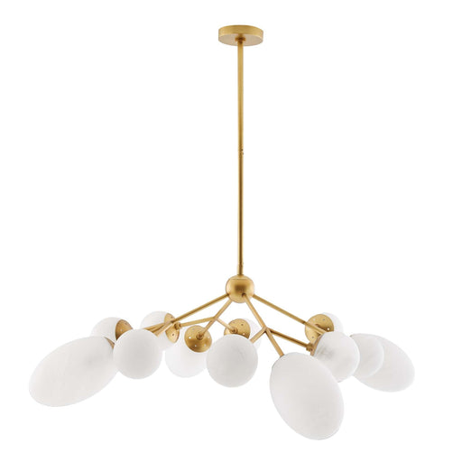 Haskell Small Chandelier Antique Brass