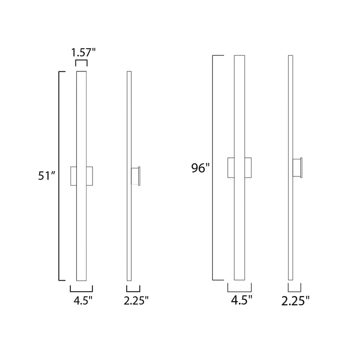 Alumilux AL LED Outdoor Wall Sconce E41344 — Info Lighting