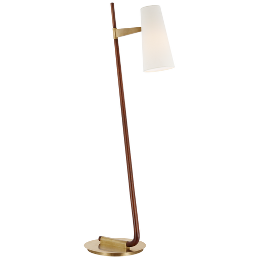 Mayotte Large Offset Floor Lamp with Hand-Rubbed Antique Brass