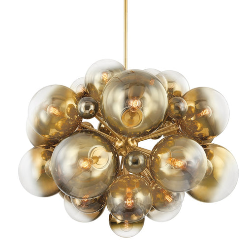 Haskell Small Chandelier Antique Brass