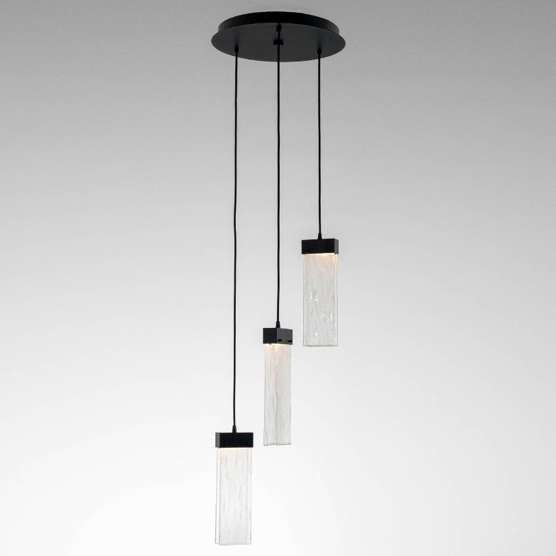 Parallel Glass Round Led Multipoint Pendant Light Info Lighting