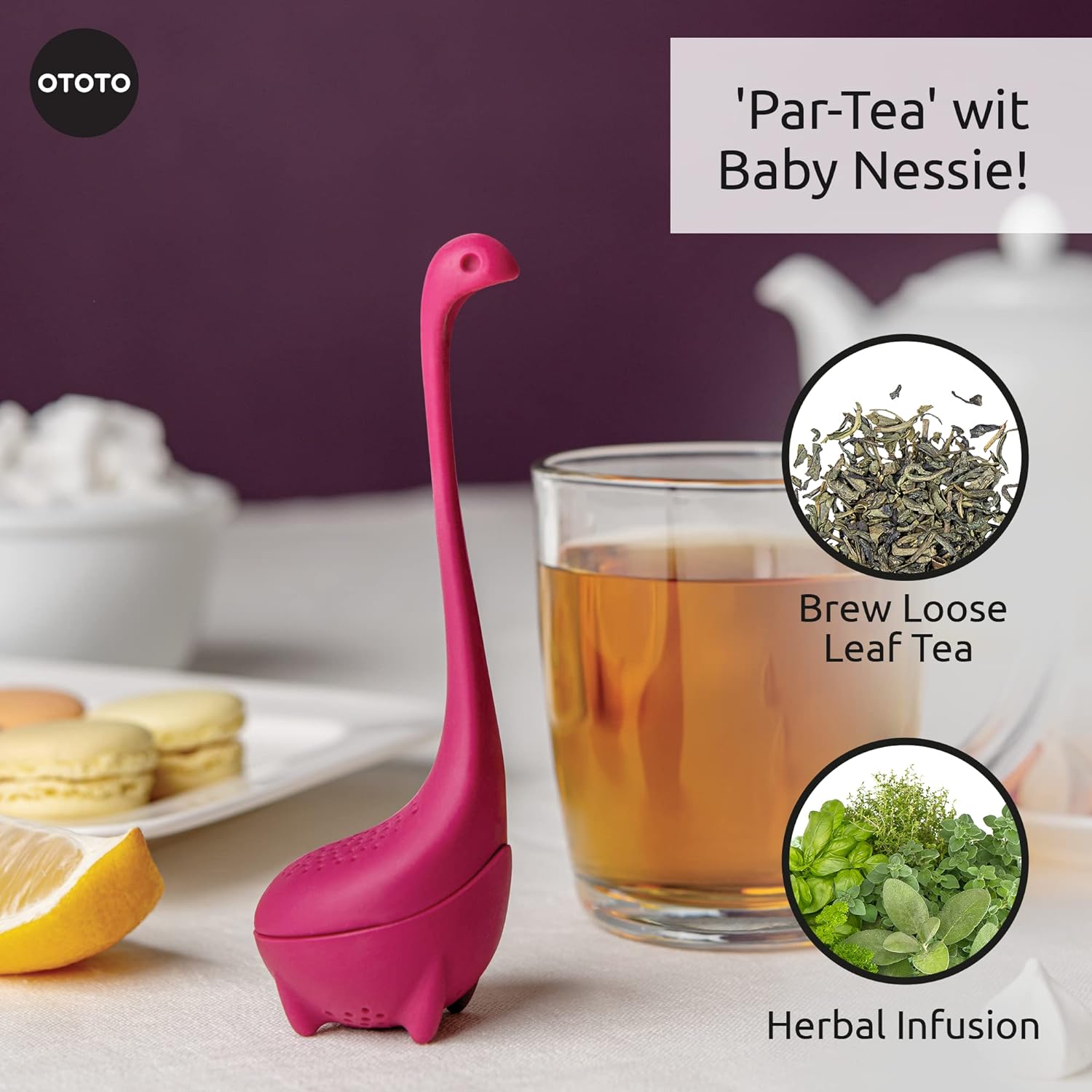  OTOTO The Nessie Family - Pack of 3 Tea Infuser, Soup