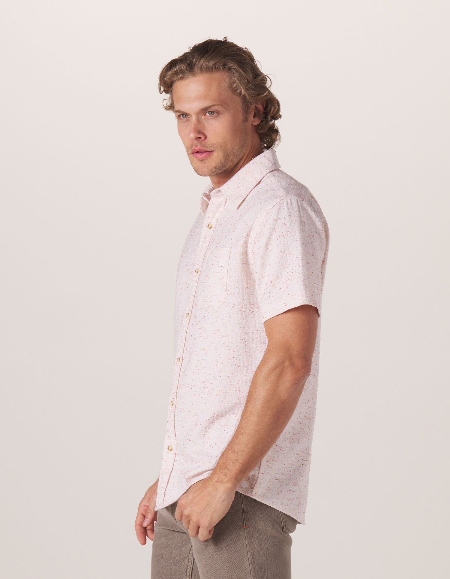 Freshwater Short Sleeve Button Up Shirt - The Normal Brand