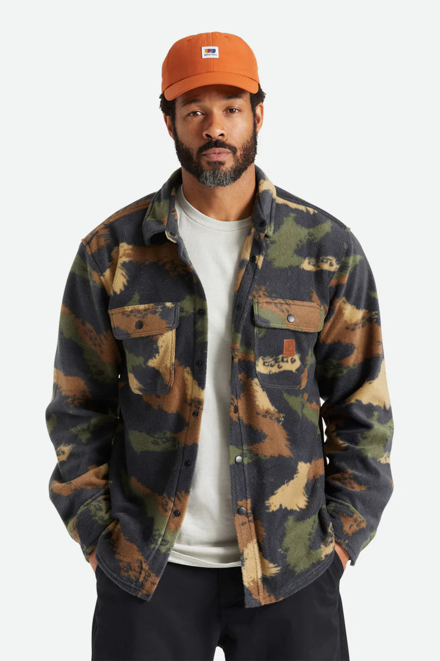 jacquard camo fleece