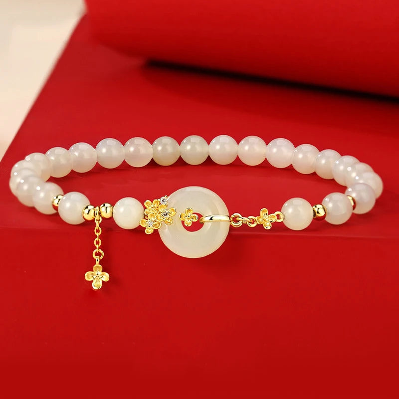 Hand-carved Osmanthus Pendant