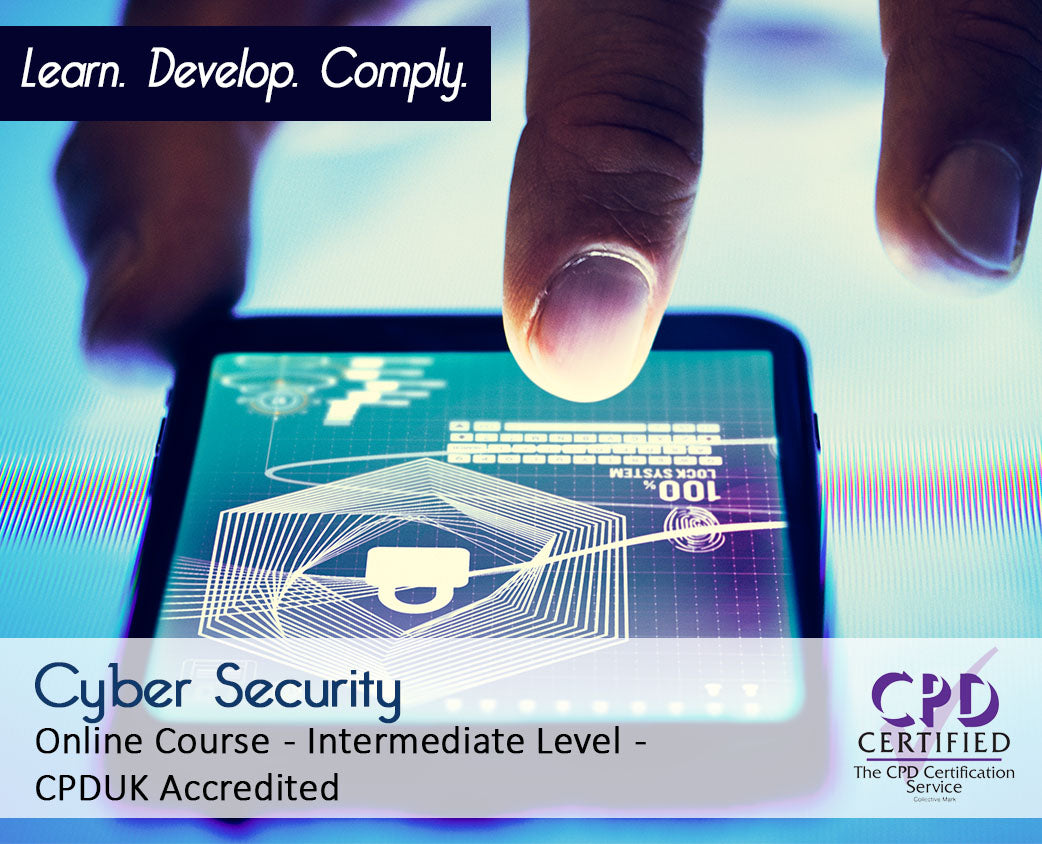 Cyber Security Online Training Course Intermediate Level CPD Cer