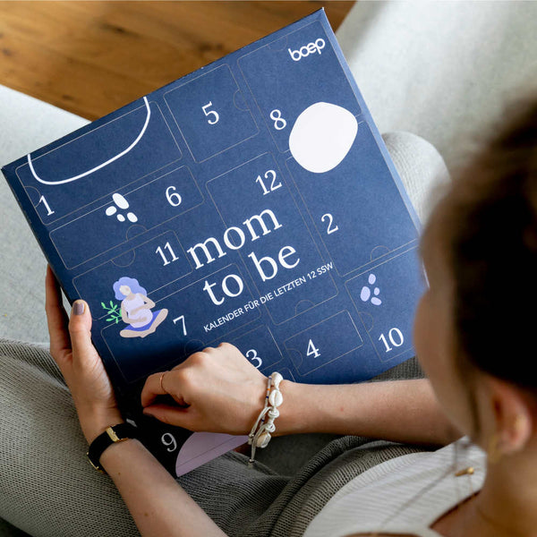 Mom To Be Kalender – Schwangerschaftskalender für die letzten 12 SSW – das boep